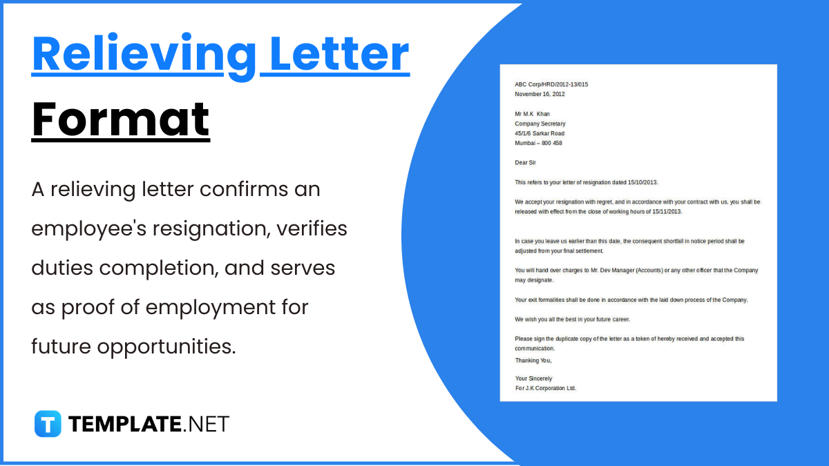 Relieving Letter A Crucial Document for Your Career Transition